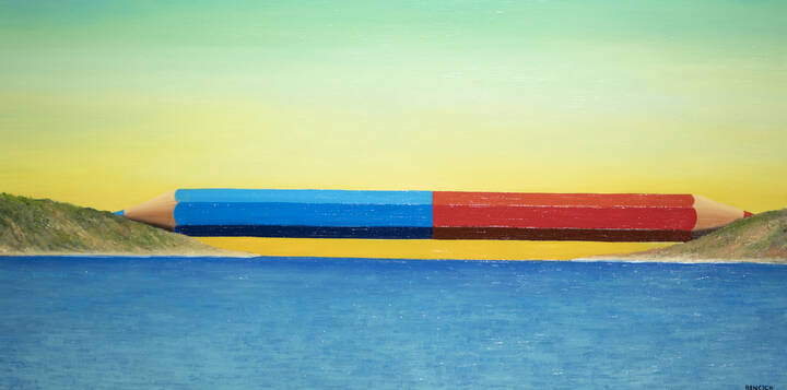 ANTONIO BENCICH - 'Il ponte sullo stretto' 2001