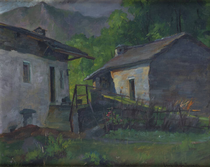 LUIGI BOFFA TARLATTA - 'Baite ad Alpi Fontane (Valle Cervo Chiobbia)'