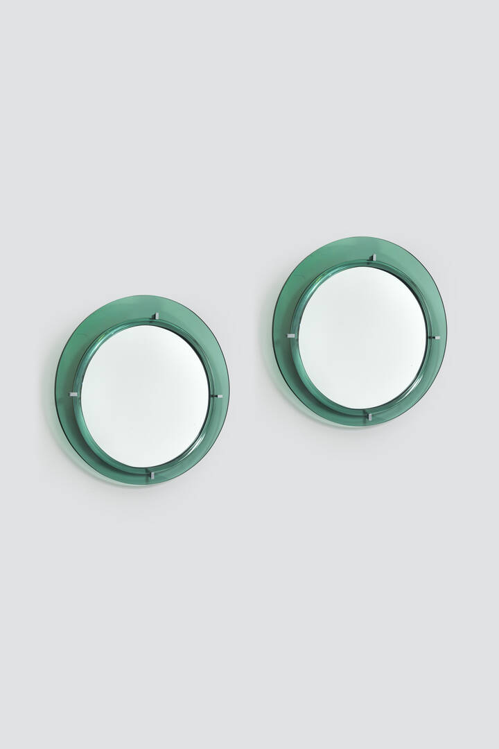 CRISTAL ART - Coppia di specchi da parete