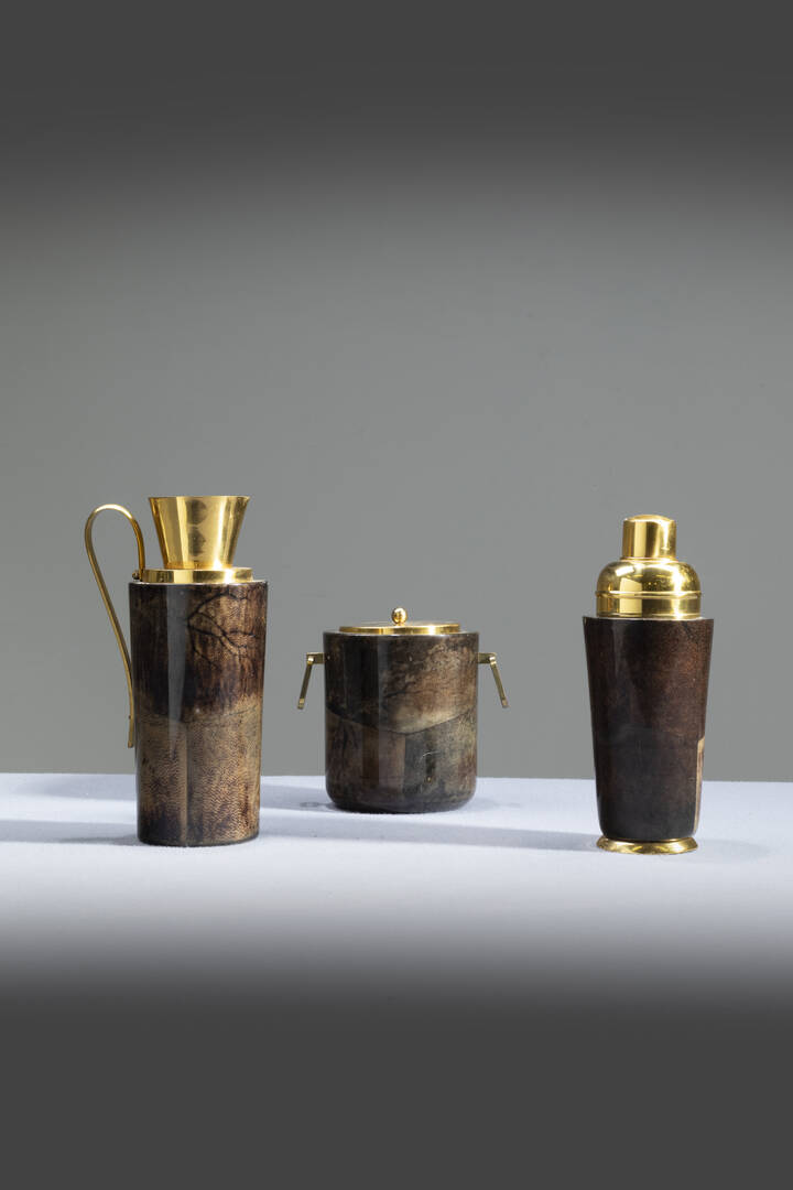 ALDO TURA - Brocca, portaghiaccio e shaker