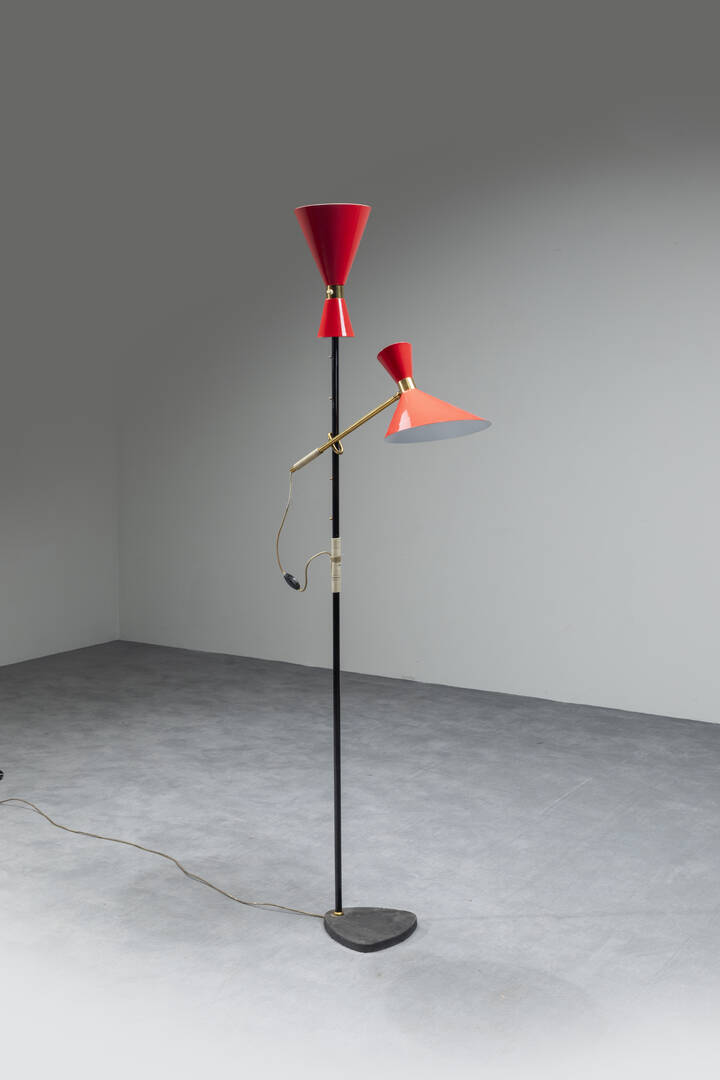 JULIUS THEODOR KALMAR - Lampada da terra