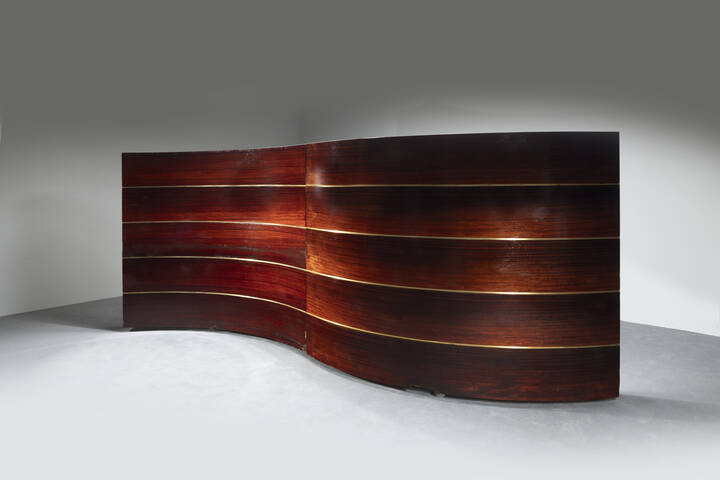 PRODUZIONE ITALIANA - Coppia di separè/divisorio su ruote