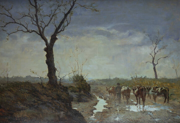 ELENA MARISALDI FALCO - 'Dintorni di Betlemme (Chivasso)' 1937