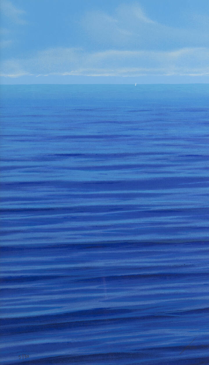 DANIELE FISSORE - 'Marina con vela all'orizzonte'