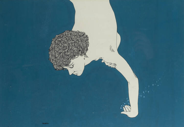 CAMILLO FRANCIA - 'Figura sott'acqua'