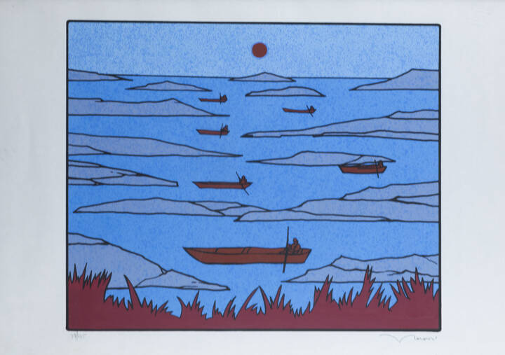 FRANCESCO CASORATI - 'Barche'