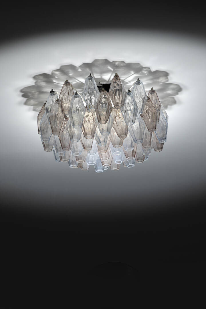 PAOLO VENINI - Lampadario mod. Poliedri