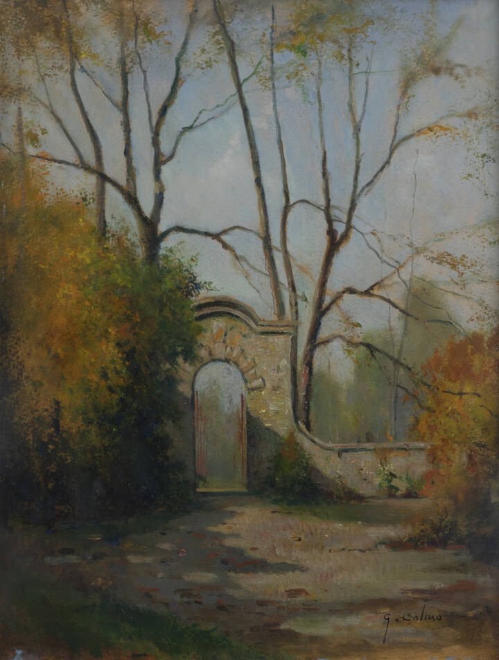 GIOVANNI COLMO - 'Giardino con porta ad arco' 