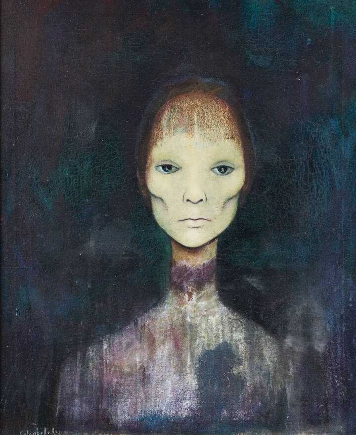 ENRICO COLOMBOTTO ROSSO - 'Figura femminile'