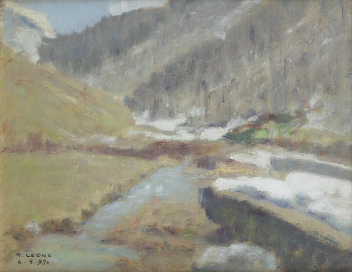 ROBERTO LEONE - 'Ruscello a Chamois' 6-5-1971