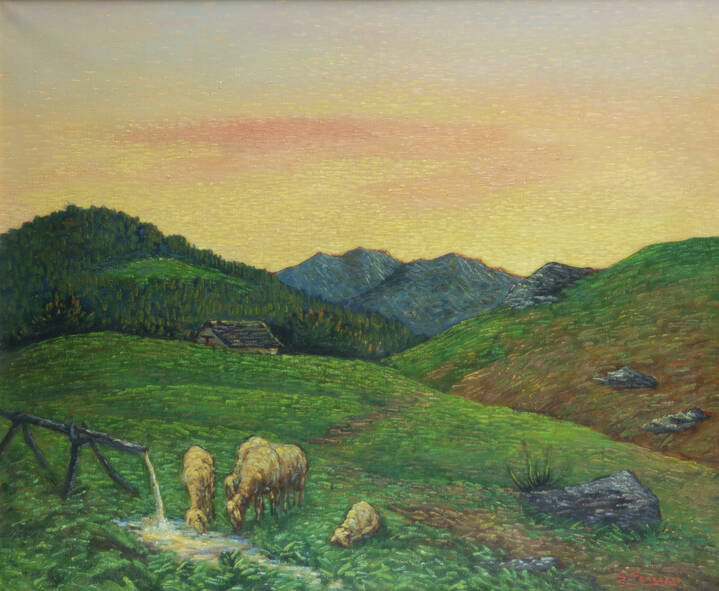 SEVERINO FERRARIS - 'Mattino sull'Alpe'