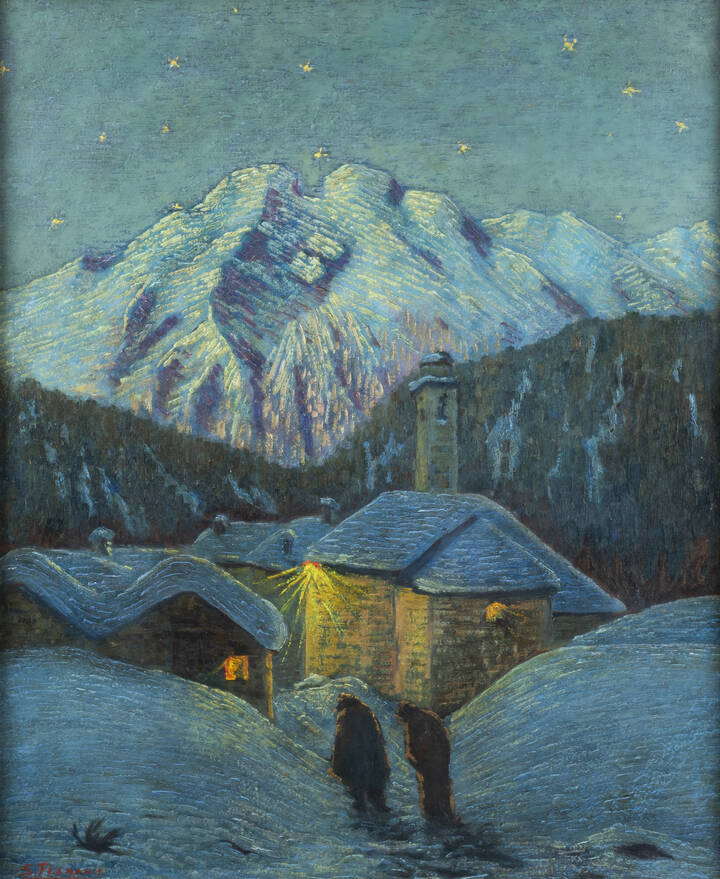 SEVERINO FERRARIS - 'Notturno lunare' 1968