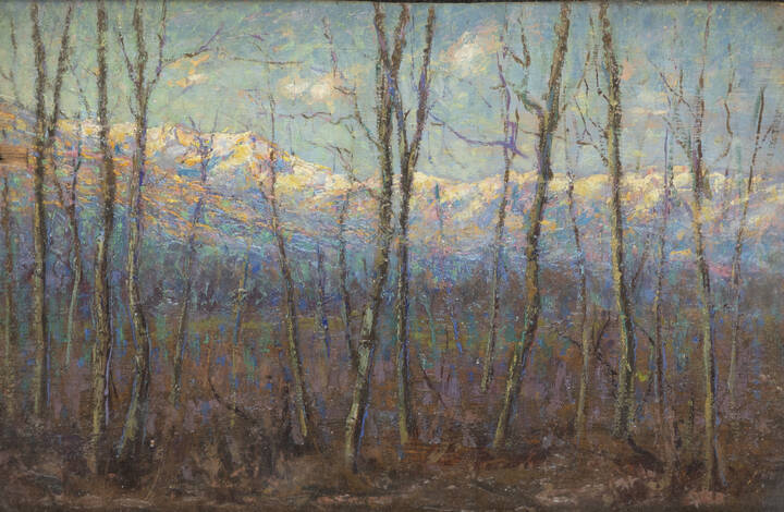 BOETTO GIULIO (attribuito) - 'Veduta del Monviso'