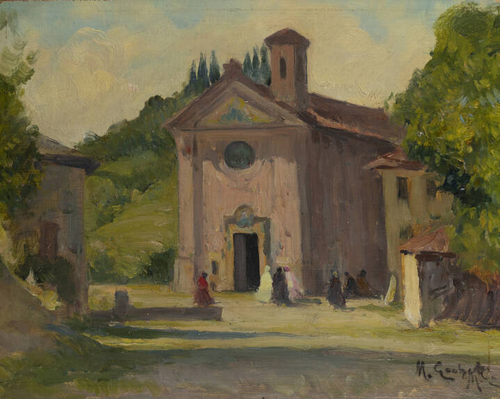MARIO GACHET - 'Chiesa di San Raffaele Cimena'