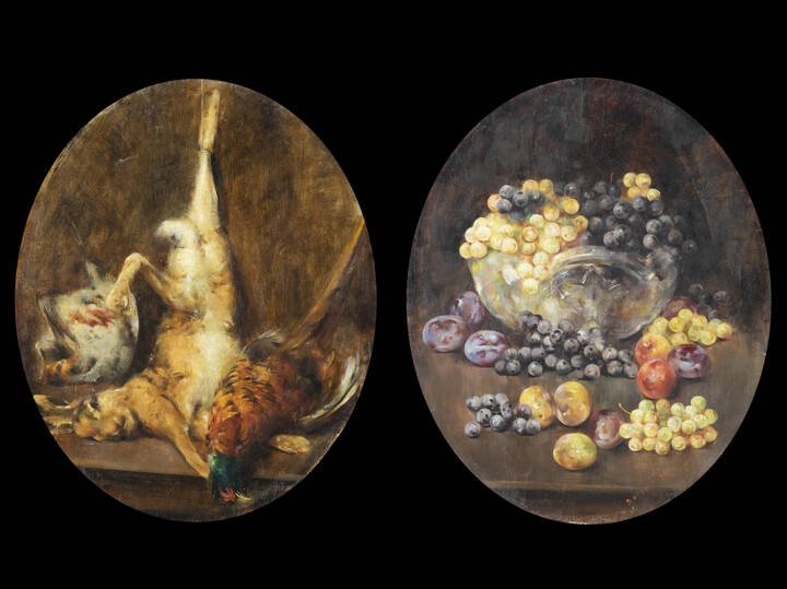 LUIGI SERRALUNGA - 'Coppia di nature morte'
