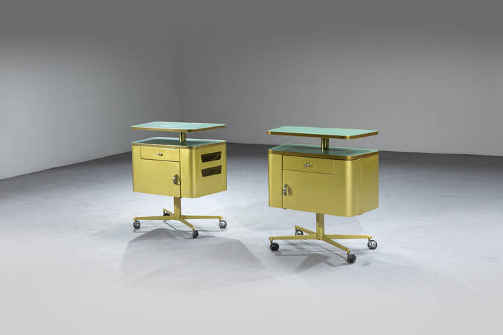 SONCINI EUGENIO ED ERMENEGILDO - Coppia di comodini<br>