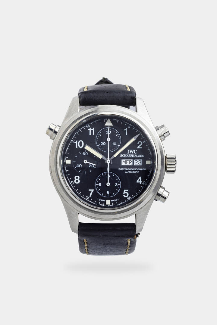 IWC - Mod. 'Flieger Pilot Doppelchronograph', ref.3713, anni 2000