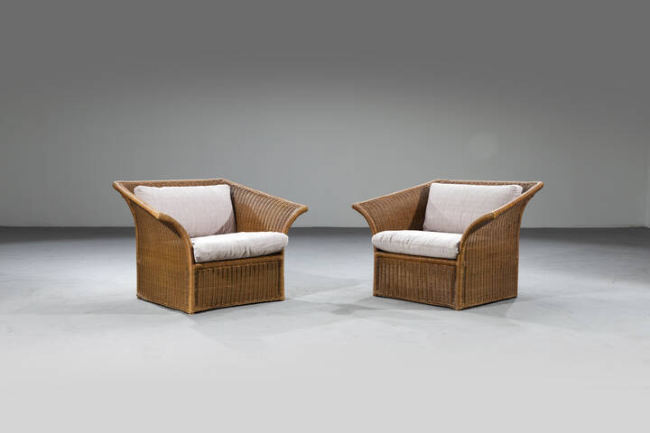 VITTORIO BONACINA - Coppia di poltrone 
