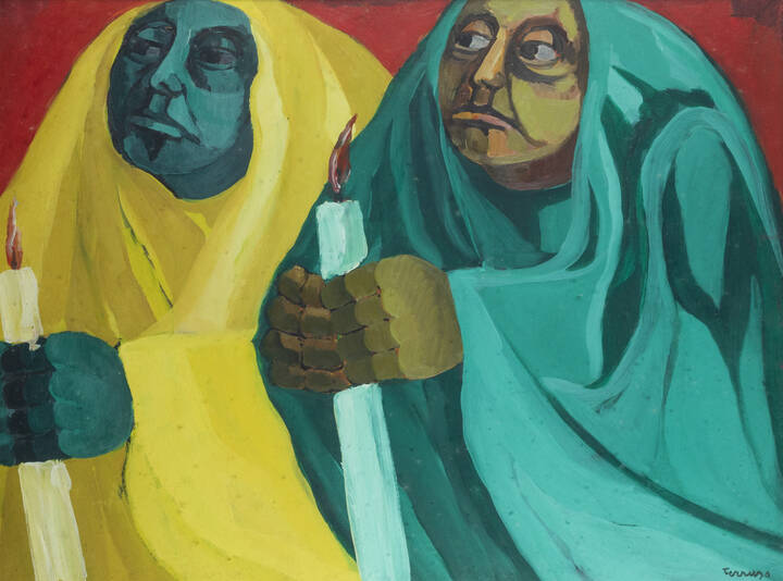 SAVERIO TERRUSO - 'Particolare di processione'