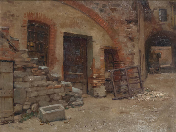 GIUSEPPE ALBY - 'Cascina di campagna'