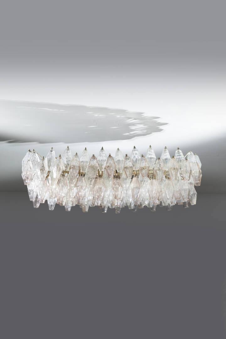 PAOLO VENINI - Lampadario mod. Poliedri