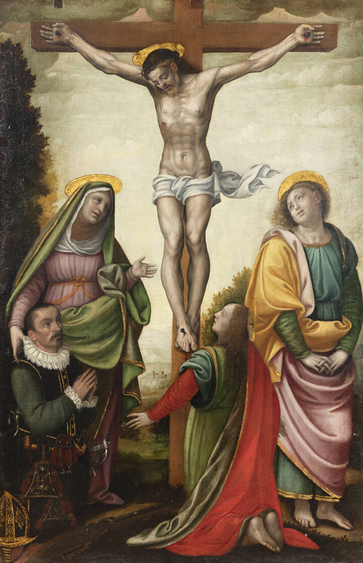 BERNARDINO LANINO (SCUOLA DI) - 'Crocifissione'