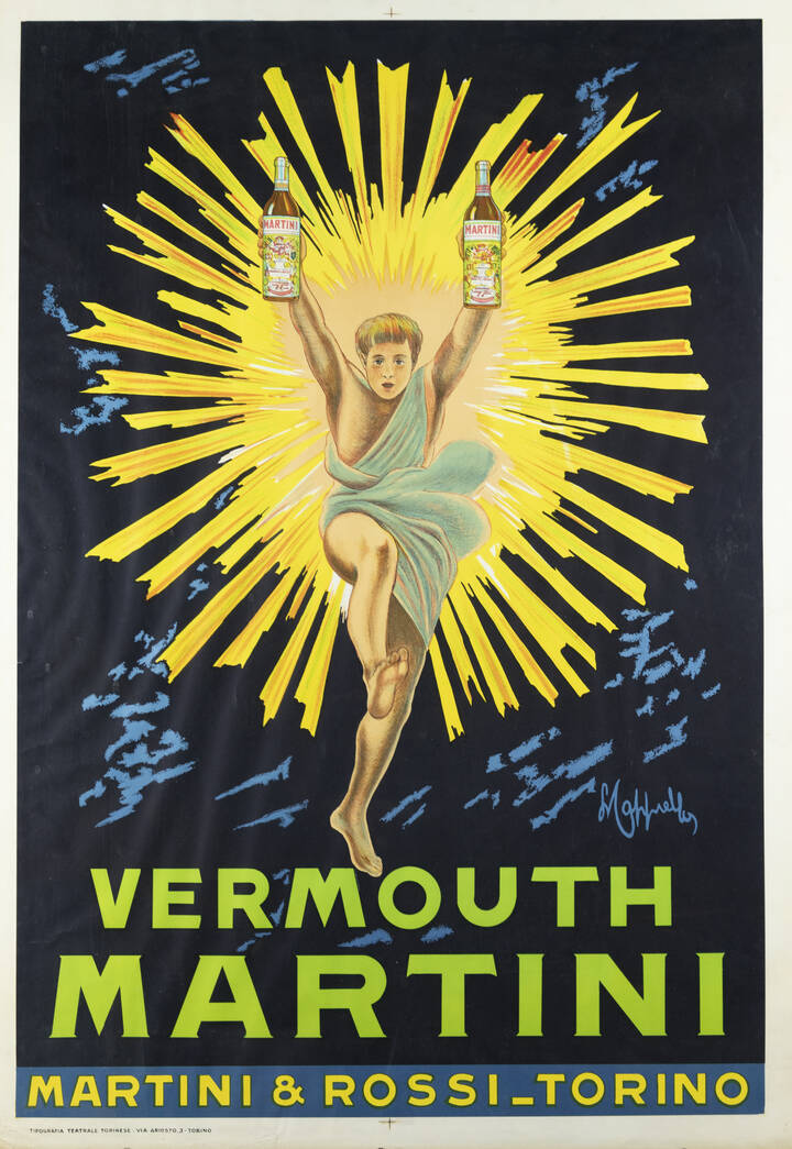 LEONETTO CAPPIELLO - 'Vermouth Martini - Martini & Rossi - Torino' 1959