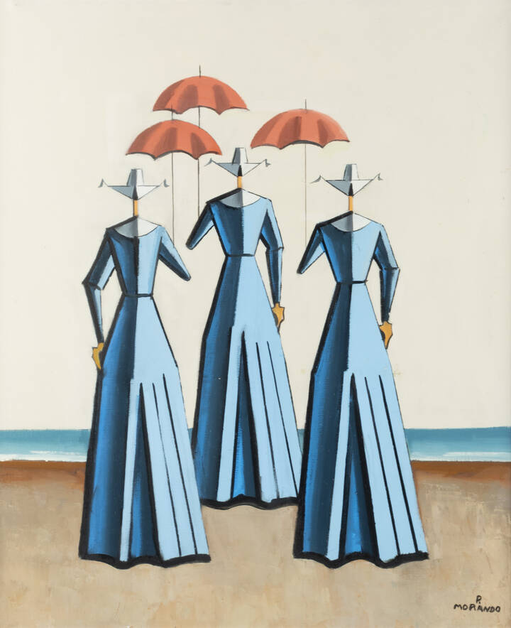 PIETRO MORANDO - 'Suore al mare' 1971