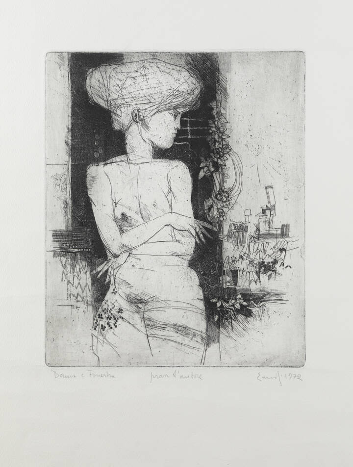 FERNANDO EANDI - 'Donna e Finestra' 1972