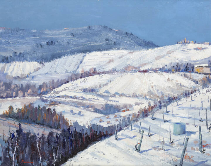 CLAUDIO FASSIO - 'Astigiano sotto la neve' (Montegrosso)