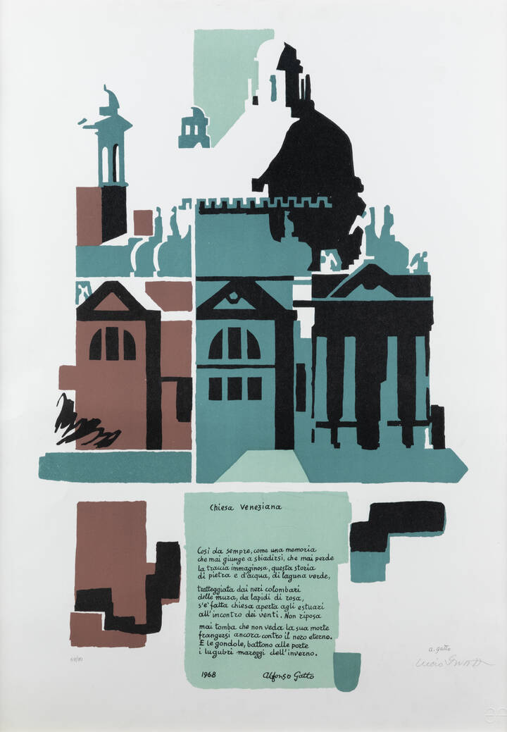 ALFONSO GATTO - 'Chiesa Veneziana' 1968