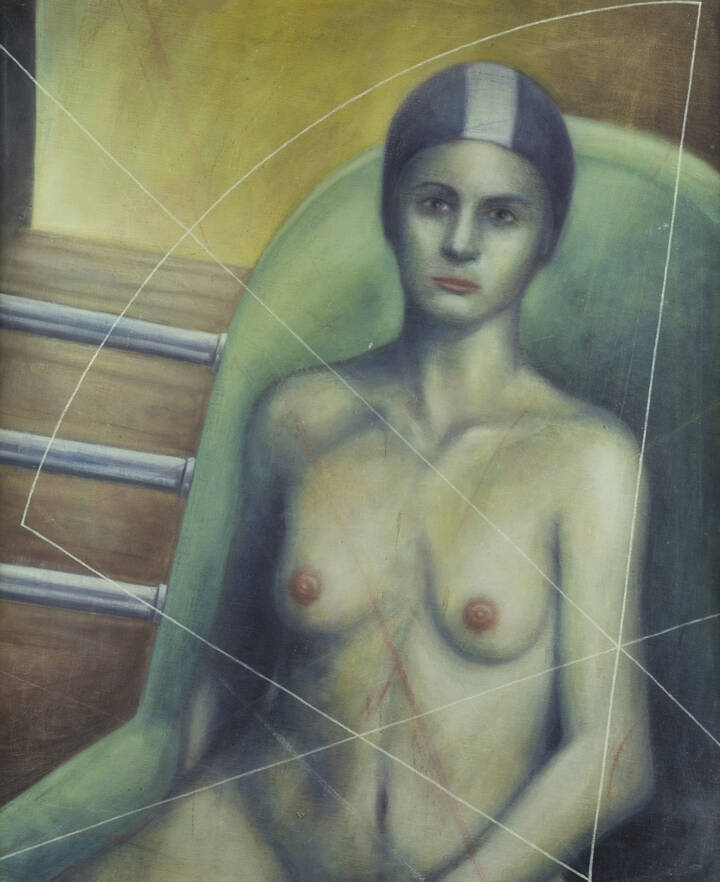 ANDREA ZUCCHI - 'Nuotatrice' 1994