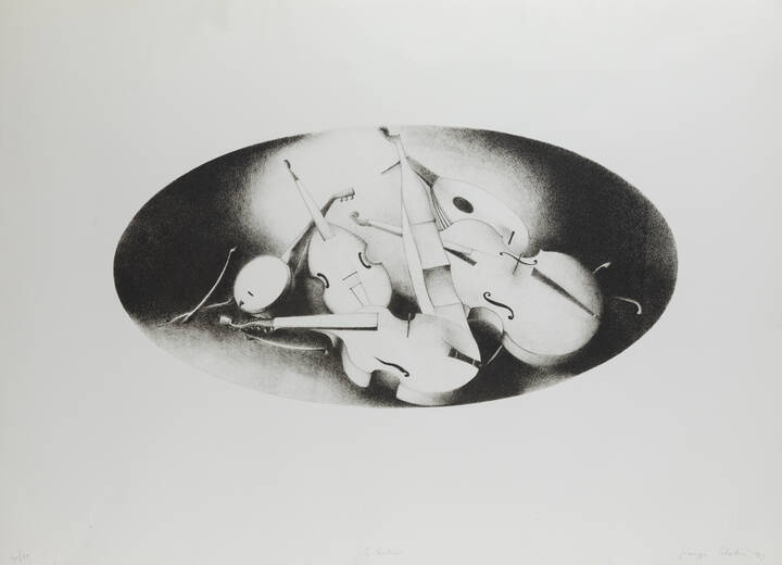 GIUSEPPE SALVATORI - 'Santa Cecilia' 1983