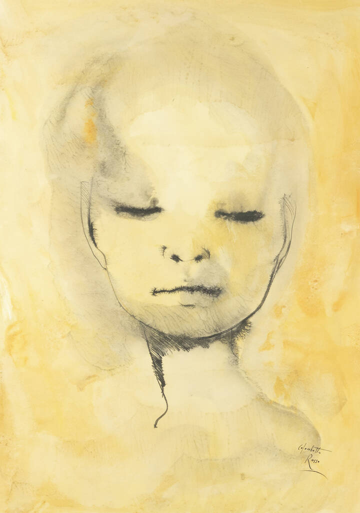 ENRICO COLOMBOTTO ROSSO - 'Figura di donna'