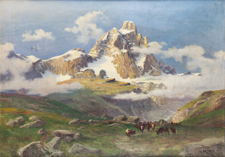 LEONARDO RODA - 'Monte Cervino visto dal Breuil'