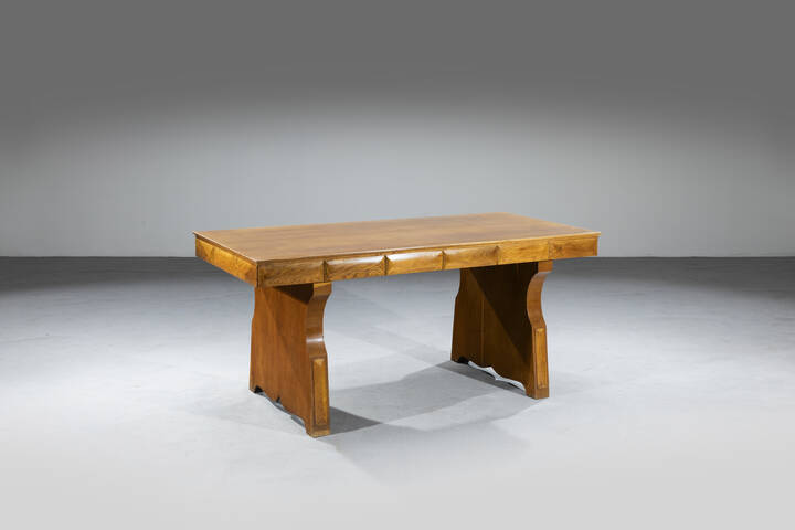 PAOLO BUFFA, attribuito - Grande tavolo