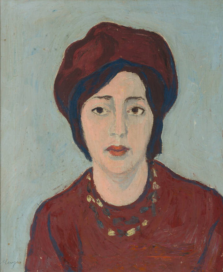 FRANCESCO MENZIO - 'Malinconia' 1955 circa