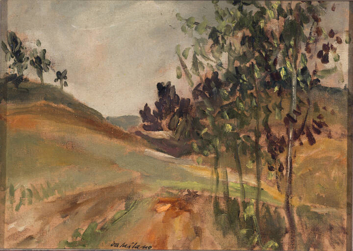 GIULIO DA MILANO - 'Paesaggio collinare' 1932