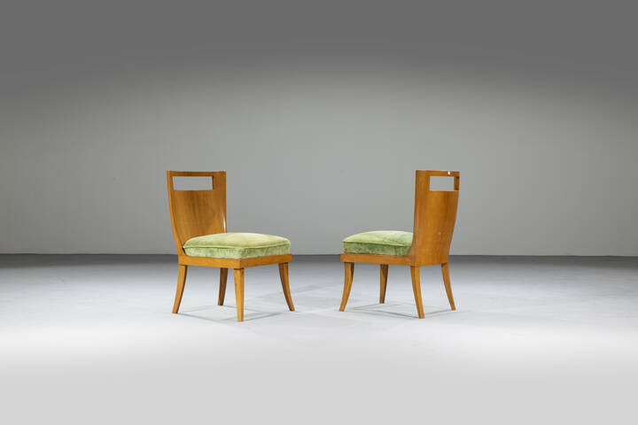 PRODUZIONE ITALIANA - Coppia di poltroncine 