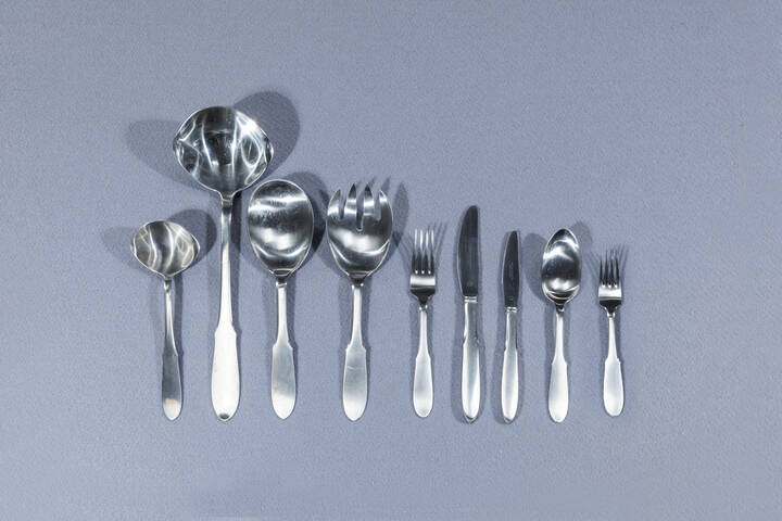 GEORG JENSEN - Servizio di settantasei posate mod. Mitra