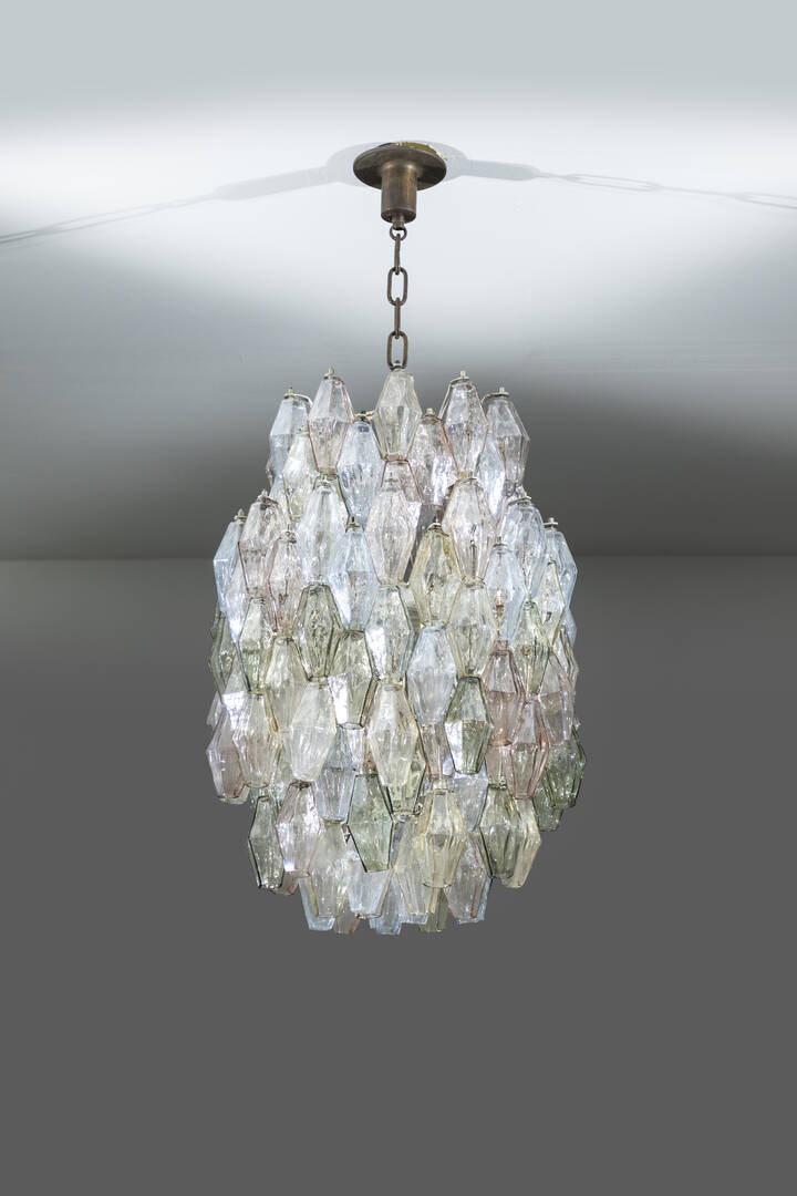 PAOLO VENINI - Lampadaro mod. Poliedri