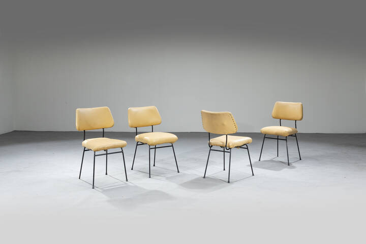 ERBERTO CARBONI - Quattro sedie mod. Delfino