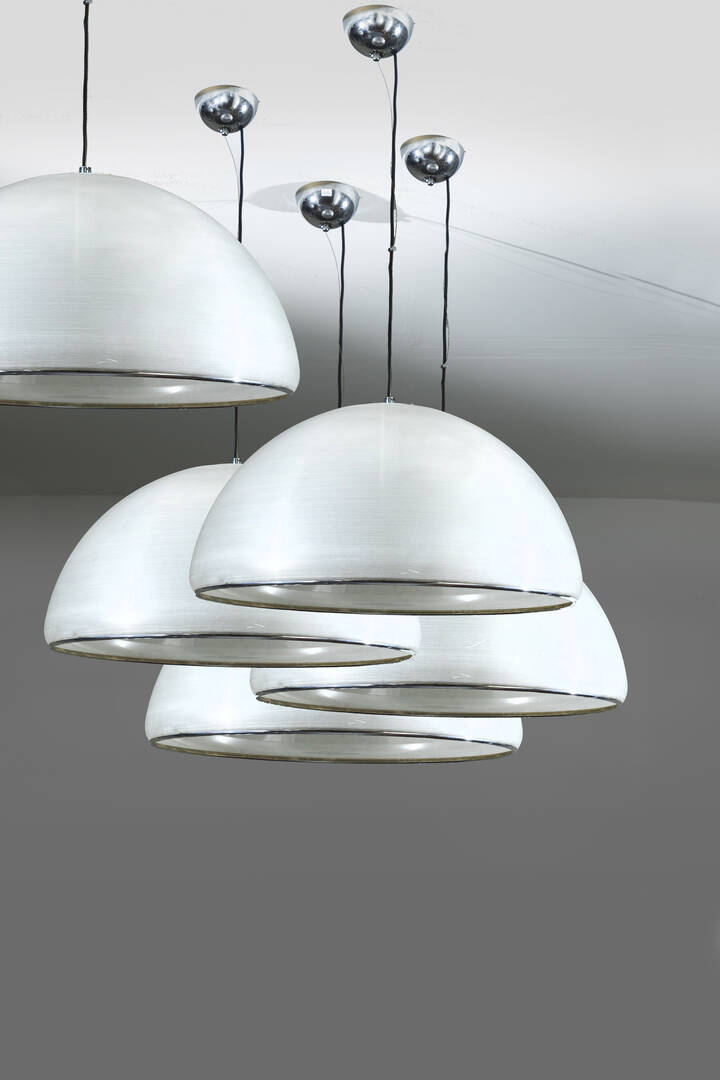 PRODUZIONE ITALIANA - Cinque lampade a sospensione