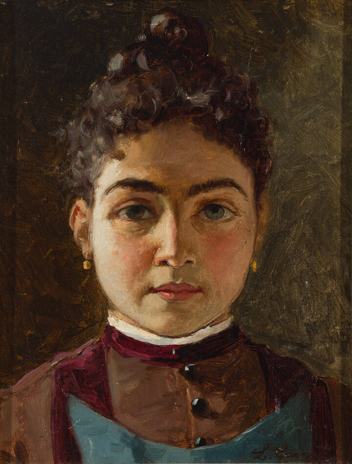 LUIGI GAINOTTI - 'Ritratto della moglie'