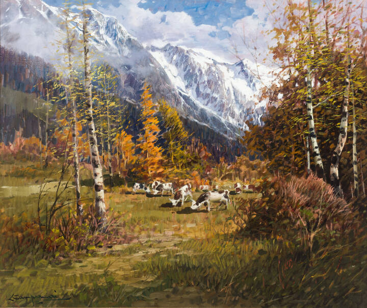 LICINIO CAMPAGNARI - 'Dintorni di Valtournanche'