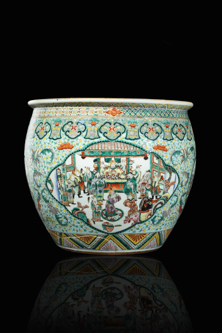 VASCA  - Vasca in porcellana Famiglia Verde