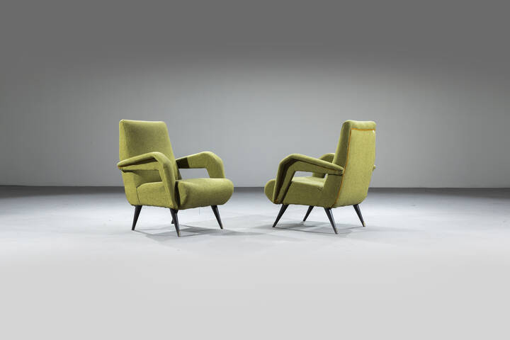 PRODUZIONE ITALIANA - Coppia di poltrone 