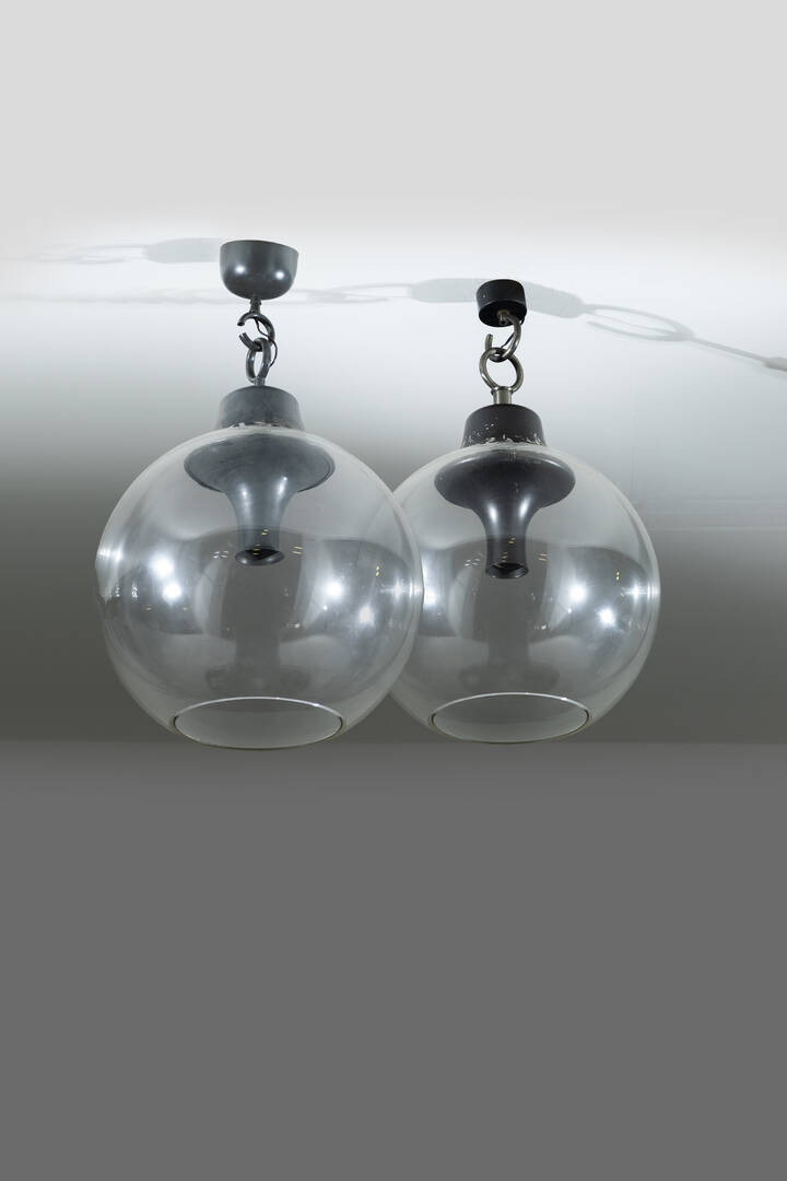 LUIGI CACCIA DOMINIONI - Coppia di lampade a sospensione