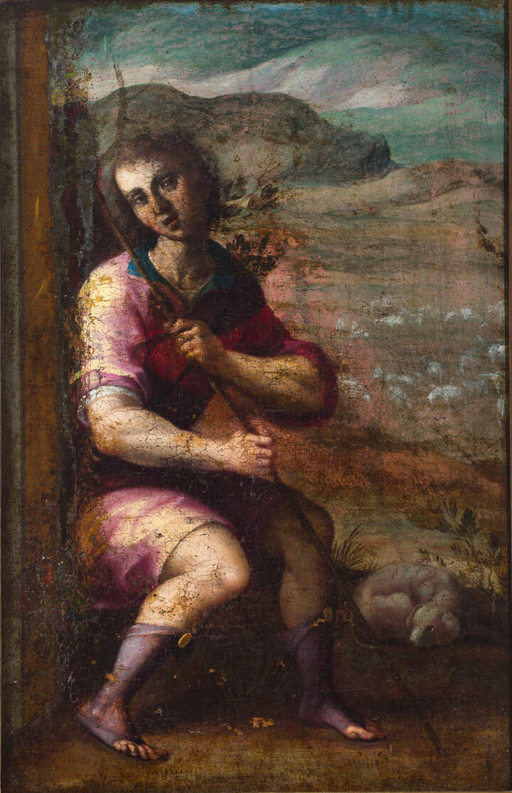 PITTORE ANONIMO - 'San Rocco' XVIII secolo