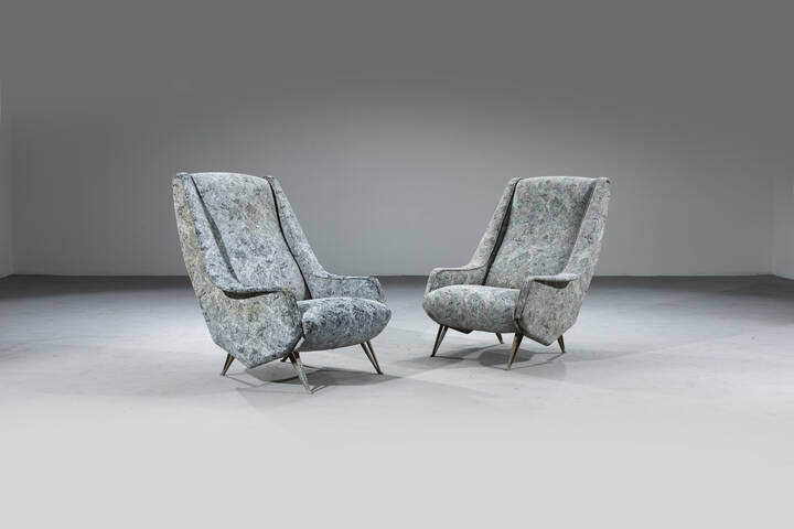 I.S.A - Coppia di poltrone 